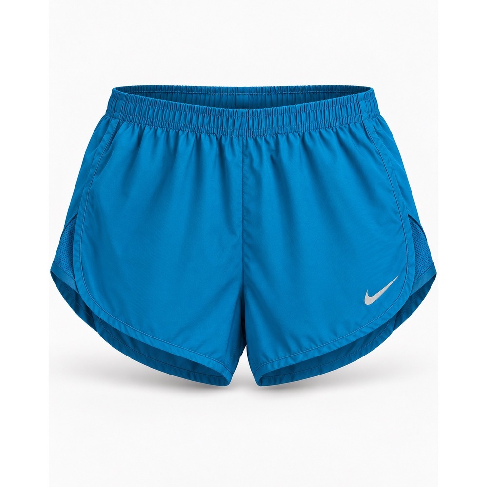 Nike Dri-FIT Teal Running Shorts Womens Medium Zipper Pocket Athletic Workout
